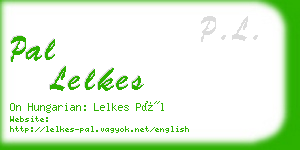 pal lelkes business card